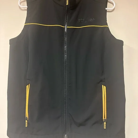 Black and Yellow Men's Vest - Picture 1 of 5
